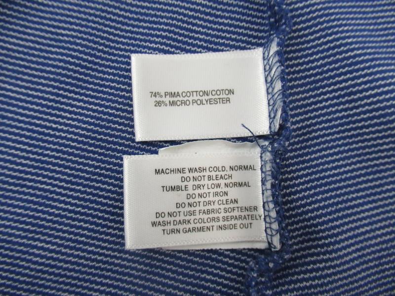 Cutter & Buck Polo Golf Shirt CB DryTec Blue Stripe Short Sleeve Men's Size XXL