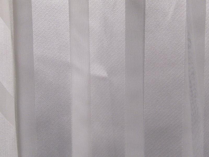 Vintage Nipon Blouse Women's Long Sleeve Top Size 6 White Chiffon Striped
