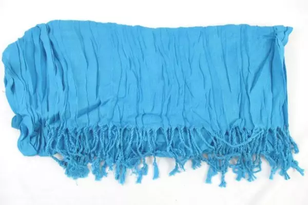 Lot of 2 Scarfs Wraps Love Of Fashion Shawls Pink Teal Fringe Ends