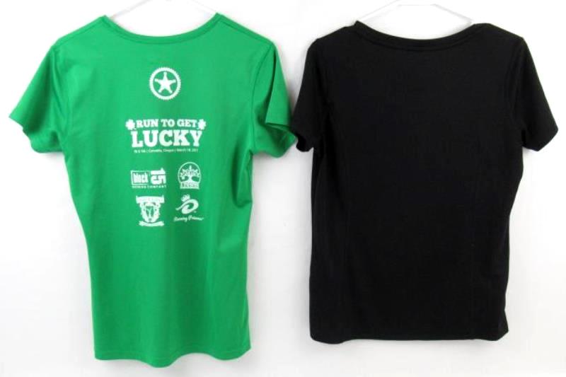 Lot of 2 Women's Active Shirts Size Medium Made For Life Zorrel Black Green