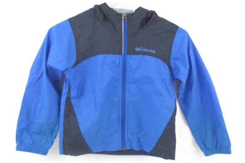 Columbia Sportswear Kids Windbreaker Jacket Sz XXS Unisex Blue Hooded