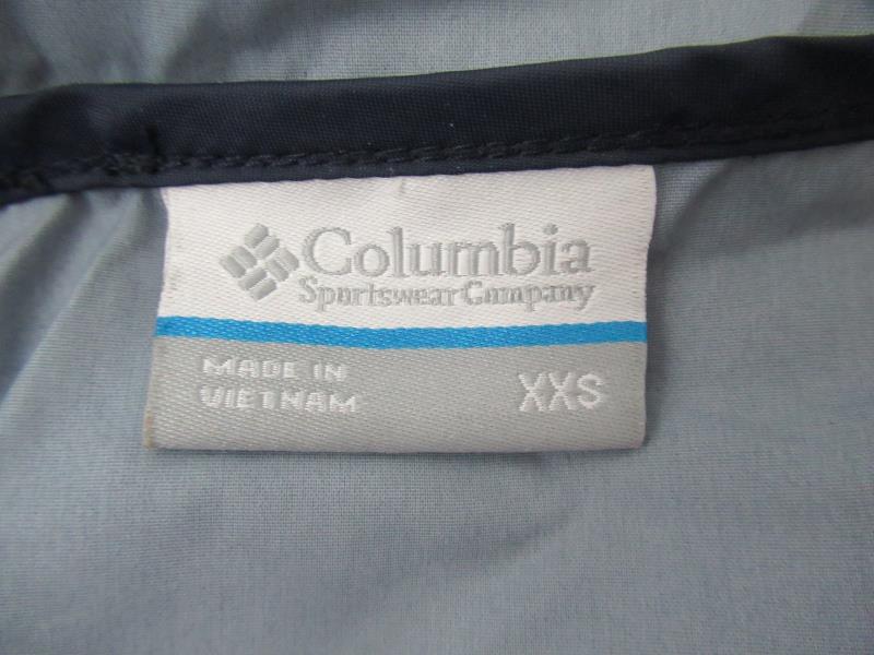 Columbia Sportswear Kids Windbreaker Jacket Sz XXS Unisex Blue Hooded