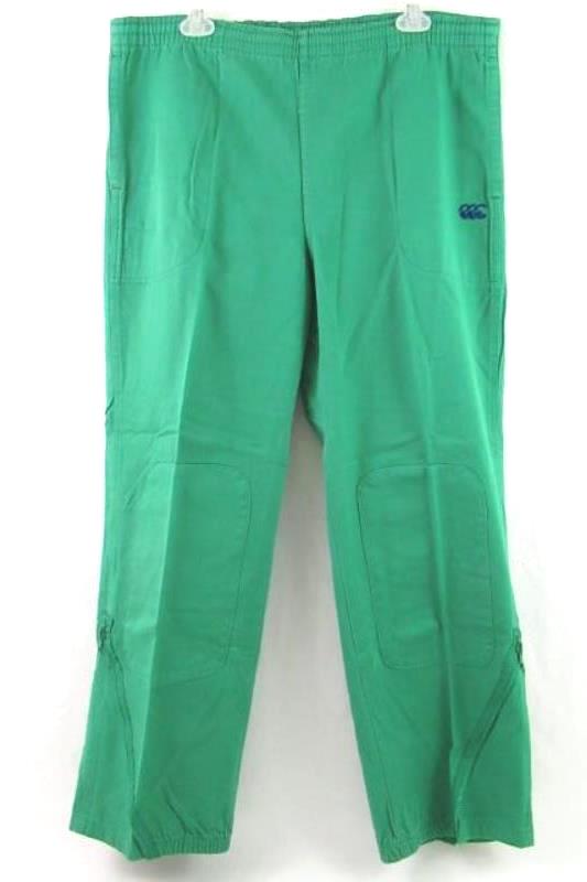 Vintage Canterbury Of New Zealand Women's Pants Size 34 Green Zipper Ankle