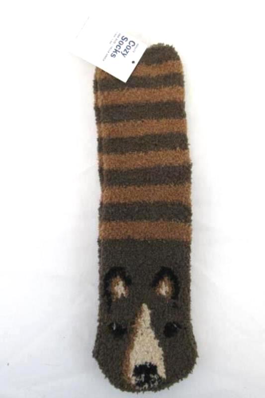 Lot of 2 Adults Cozy Socks One Size Unicorn Kangaroo Fleece Fuzzy