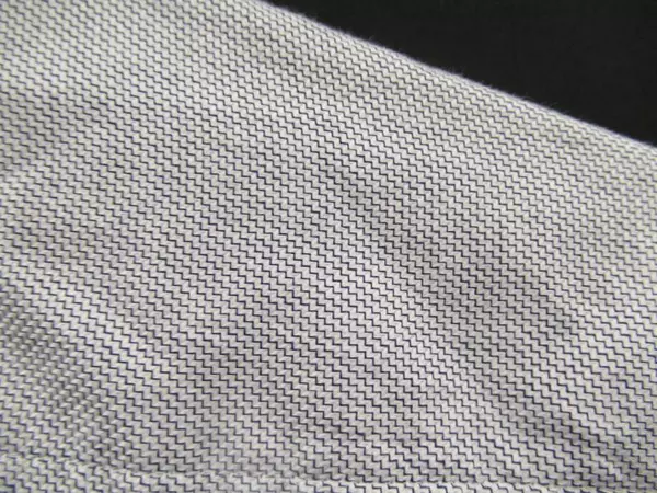 Saks Fifth Ave Red Label Trim Fit Button Up Shirt Men's Size 16 34/35 Blue White