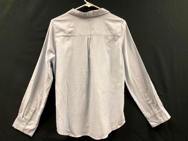 Joie Denim Style Button Up Top Women's Size Medium Blue Collared Long Sleeve