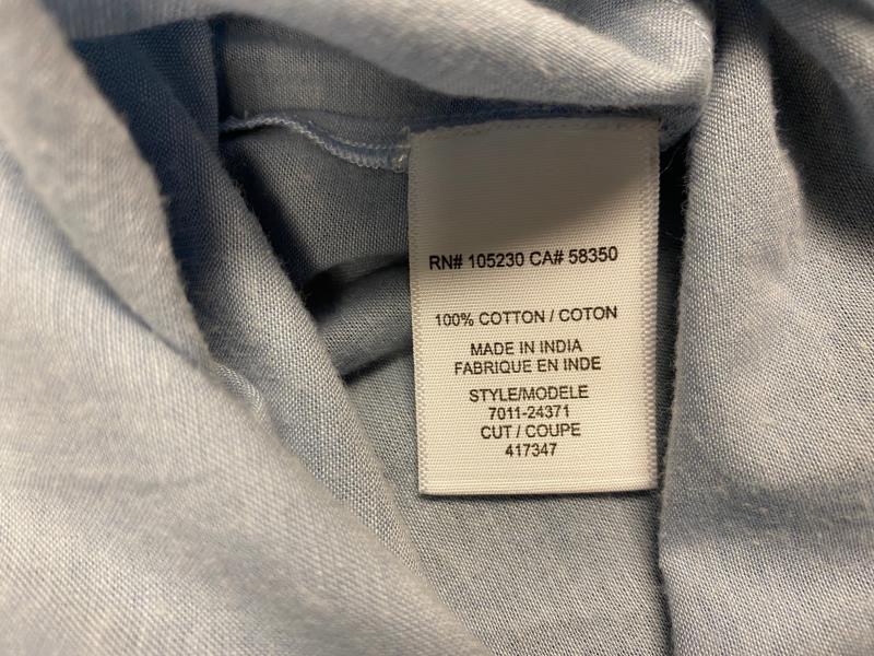 Joie Denim Style Button Up Top Women's Size Medium Blue Collared Long Sleeve
