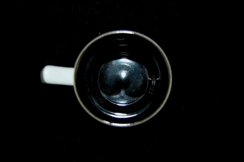 First Interstate Bank Coffee Mug Lighthouse Engraving White Black