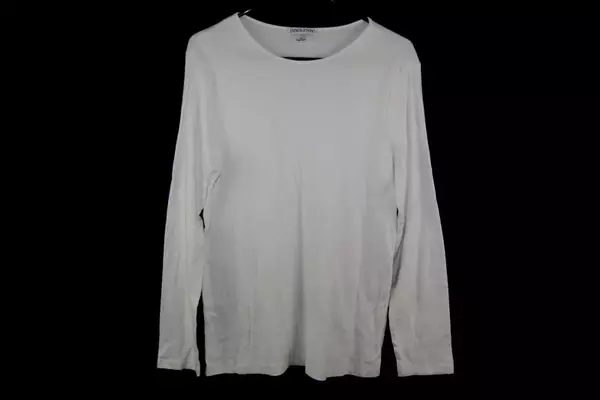 Pendleton Mills Long Sleeve Shirt Women's Size Medium Cotton White