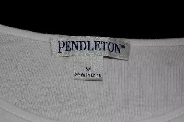 Pendleton Mills Long Sleeve Shirt Women's Size Medium Cotton White