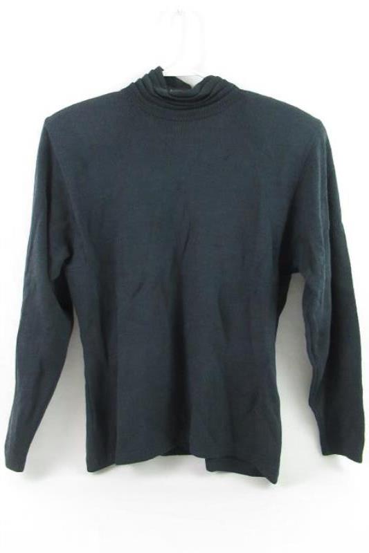 Vintage St. John For Saks Fifth Avenue Sweater Women's Size 10 Green Buttons