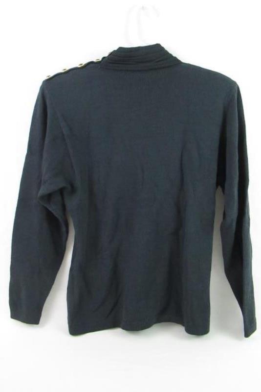 Vintage St. John For Saks Fifth Avenue Sweater Women's Size 10 Green Buttons