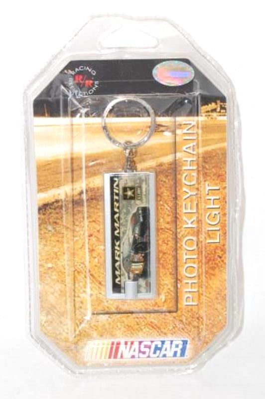 Lot of 2 Key Chain Flashlights NASCAR Mark Martin Dorcy Aluminum Racing