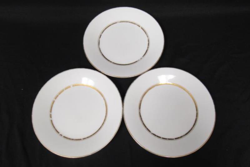 Lot of 3 NORITAKE China 8.25 inch Salad Plates GLORIA Pattern 6526