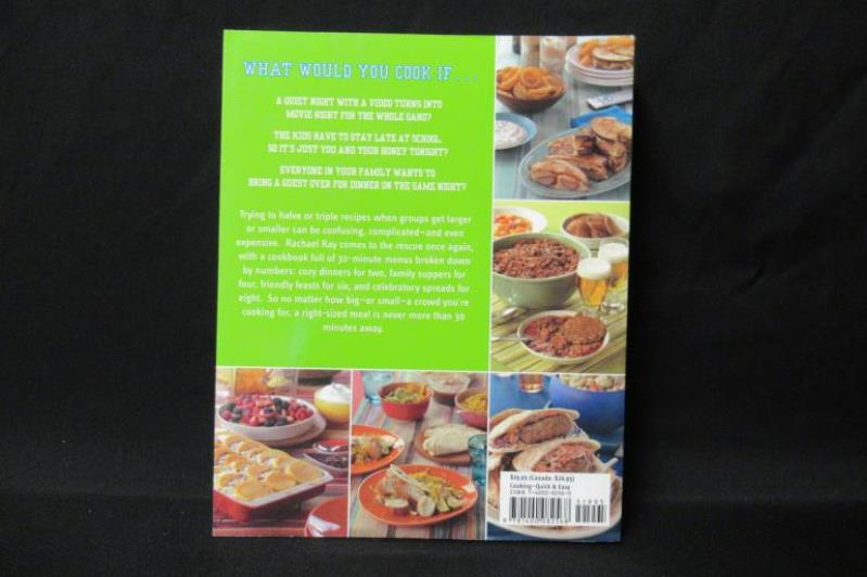 Cook Book Rachael Ray 2, 4, 6, 8 Great Meals for Couples or Crowds Food Network