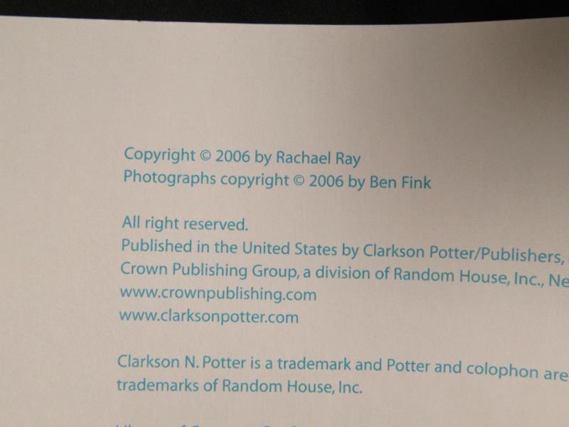 Cook Book Rachael Ray 2, 4, 6, 8 Great Meals for Couples or Crowds Food Network