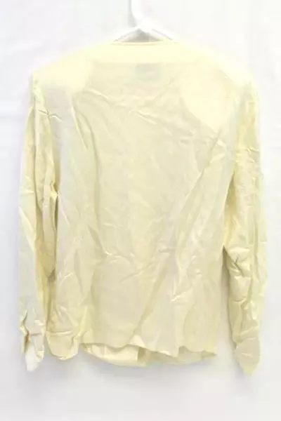 Vintage Austin Reed Of Regent Street Button Top Women's Size 10 Silk Cream