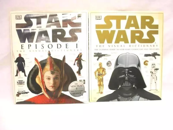 Lot of 2 Star Wars The Visual Dictionary Books HC David West Reynolds DK