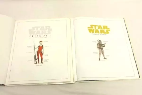 Lot of 2 Star Wars The Visual Dictionary Books HC David West Reynolds DK