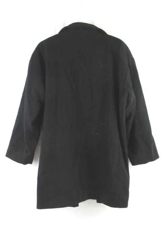 Vintage Paul Blair Open Front Peacoat Women's Size See Measurements Black