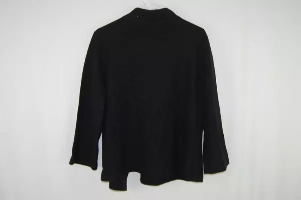 Jones New York Collection Single Button Sweater Women's Size Large Black
