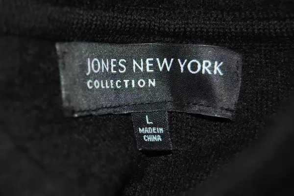 Jones New York Collection Single Button Sweater Women's Size Large Black