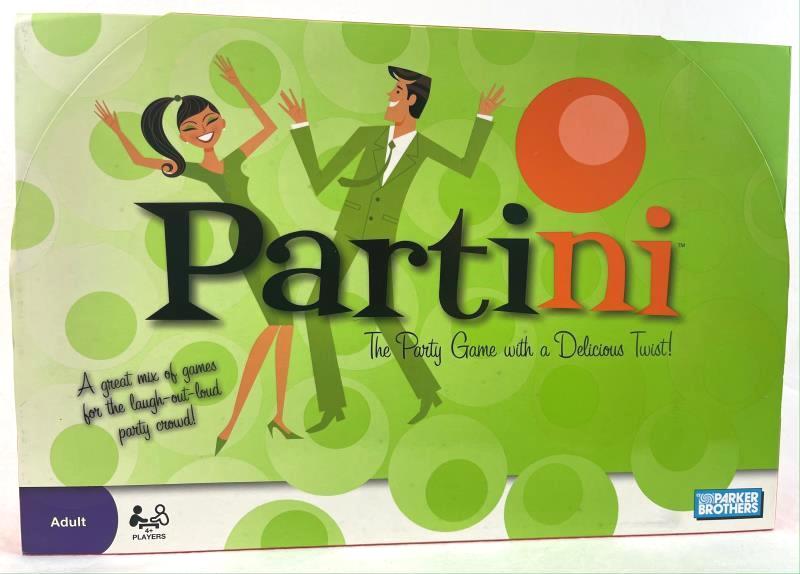 Parker Brothers Partini Board Game Complete Adult Sealed 2008 Party Fun