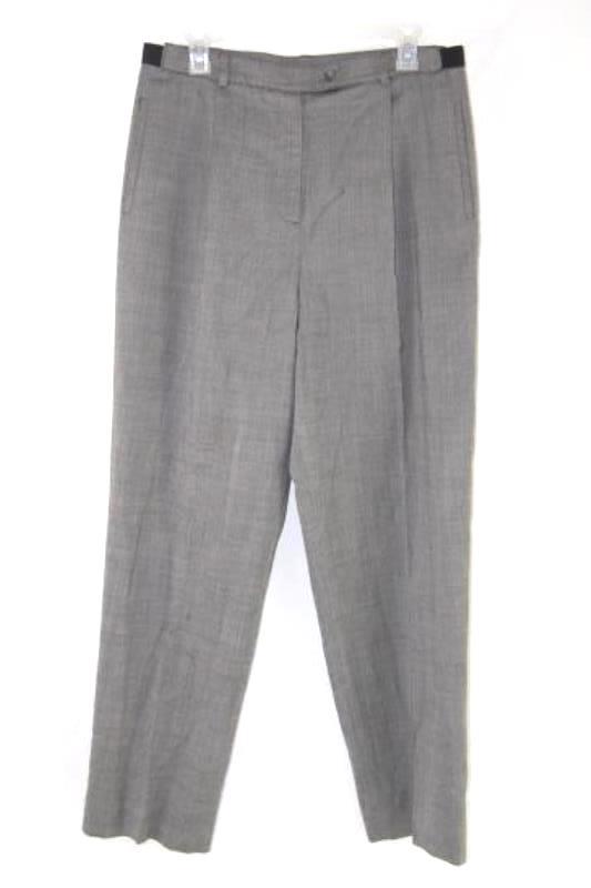 Alex St. Claire Blue Dress Slacks Women's Size 10 Grey Pocket Lined Straight
