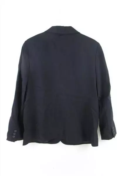 Alex St. Claire Suit Jacket Women's Size 10 Navy Blue USA Made Collared Pockets