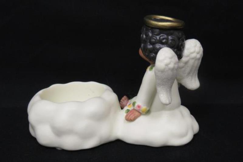 PartyLite Little Angel Ceramic Votive Candle Holder