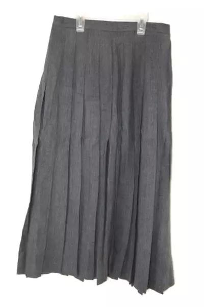 Vintage Nordstrom Women's Jacket Skirt Suit Set Women's Size 10 Grey Red Hues