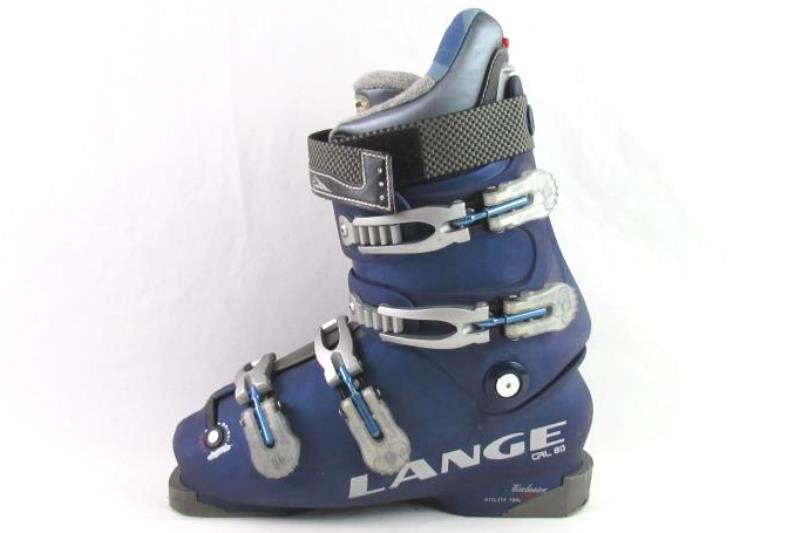 Lange CRL 80 Exclusive Ski Boots Women's Size 9.5 Bonus Bag High Sierra