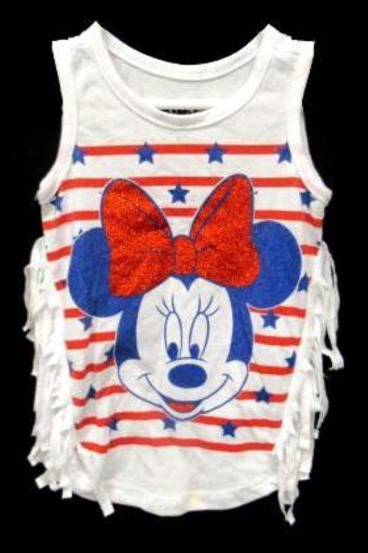 Disney Baby Minnie Mouse Forth Of July Tank Top Infant Toddler Size 12 Months