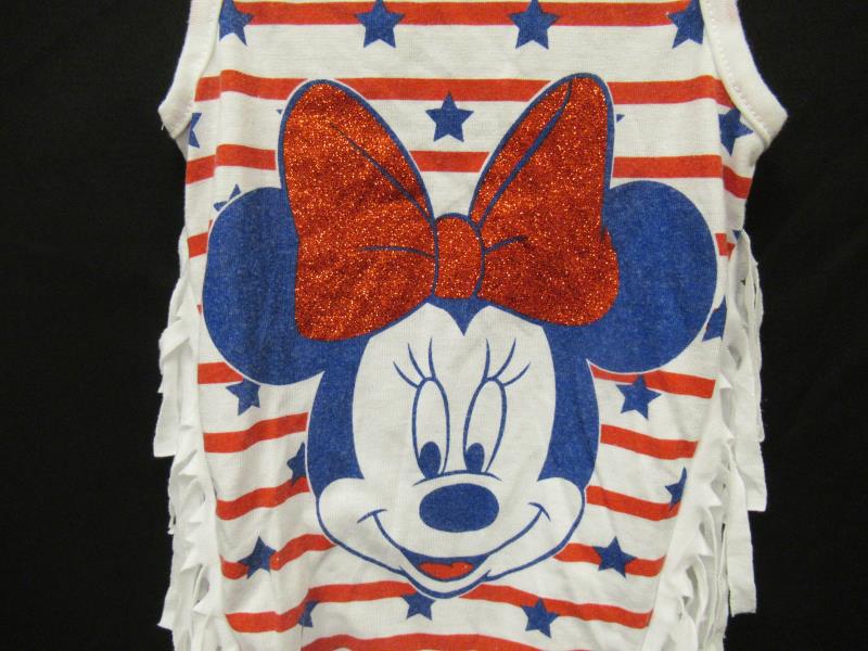 Disney Baby Minnie Mouse Forth Of July Tank Top Infant Toddler Size 12 Months