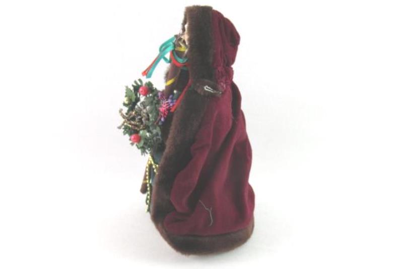 World Bazaars Old World Santa Claus Tree Topper 10.5 Inches Collectible
