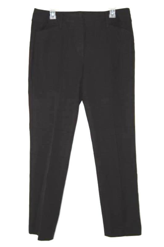 Talbots Newport Jean Pants Women's Size 10 Black Straight Fit Pockets Belt Loops