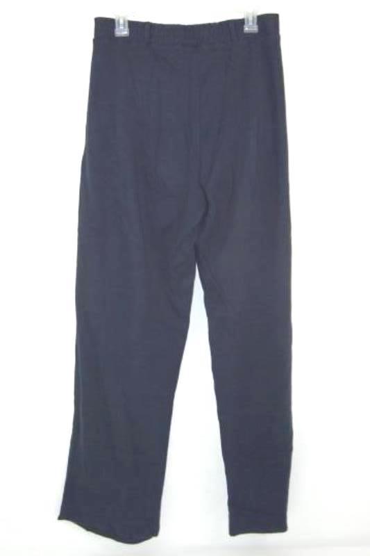 Vintage Abercombie & Fitch Women's Pants Size Large Cotton Navy Blue Pleated