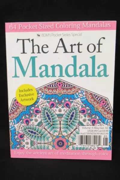 BDM The Art Of Mandala Pocket Sized Coloring Volume 4 May/June 2016