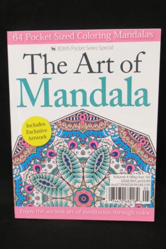 BDM The Art Of Mandala Pocket Sized Coloring Volume 4 May/June 2016