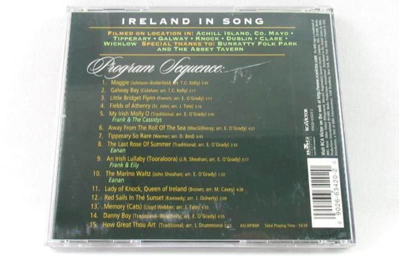 Frank Patterson Ireland's Golden Tenor Ireland In Song CD 1999 BMG RCA Victor