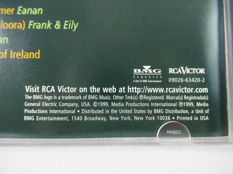 Frank Patterson Ireland's Golden Tenor Ireland In Song CD 1999 BMG RCA Victor