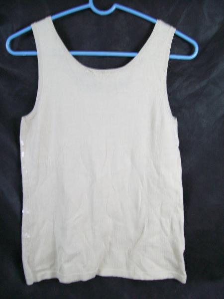 LOFT Petites Women's Tan Sequin Tank Top Size SP