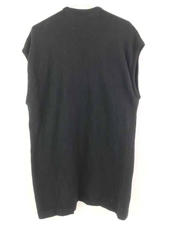Vintage Jaeger Paris London Lambs Wool Cardigan Women's Size 34" Black