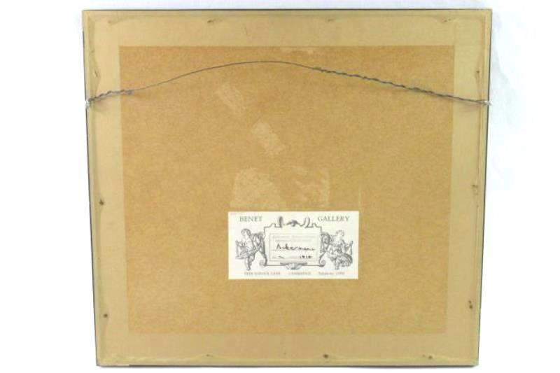Framed Antique Print St. Peter's College R. Ackermann's History Of Cambridge
