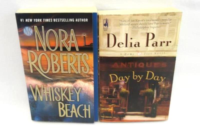 Lot of 4 Paperback Novels Nora Roberts Delia Parr Kathryn Hughes Angela Hunt