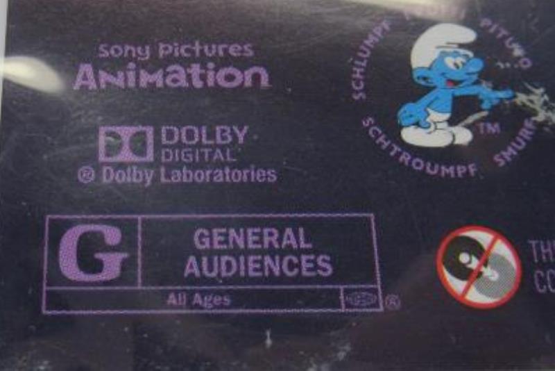 The Smurfs The Legend of Smurfy Hollow DVD Animated Movie 2013 Sony Pictures