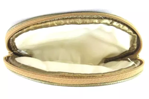 Vintage Women's Gold Metal Mesh Clutch Purse Evening Bag Made In China