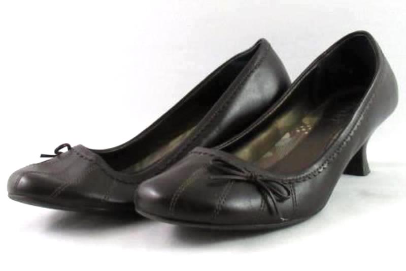 Mudd Noel Brown Round Toe Heels Women's Size 10 M Bow