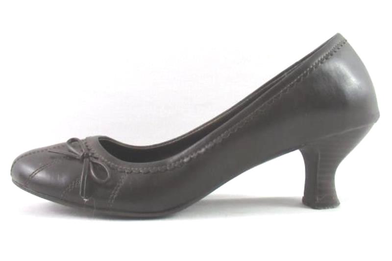Mudd Noel Brown Round Toe Heels Women's Size 10 M Bow