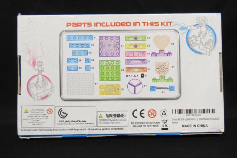 Pantheon Electronic Block Circuit Fun Kit 34 Pieces Age 8+